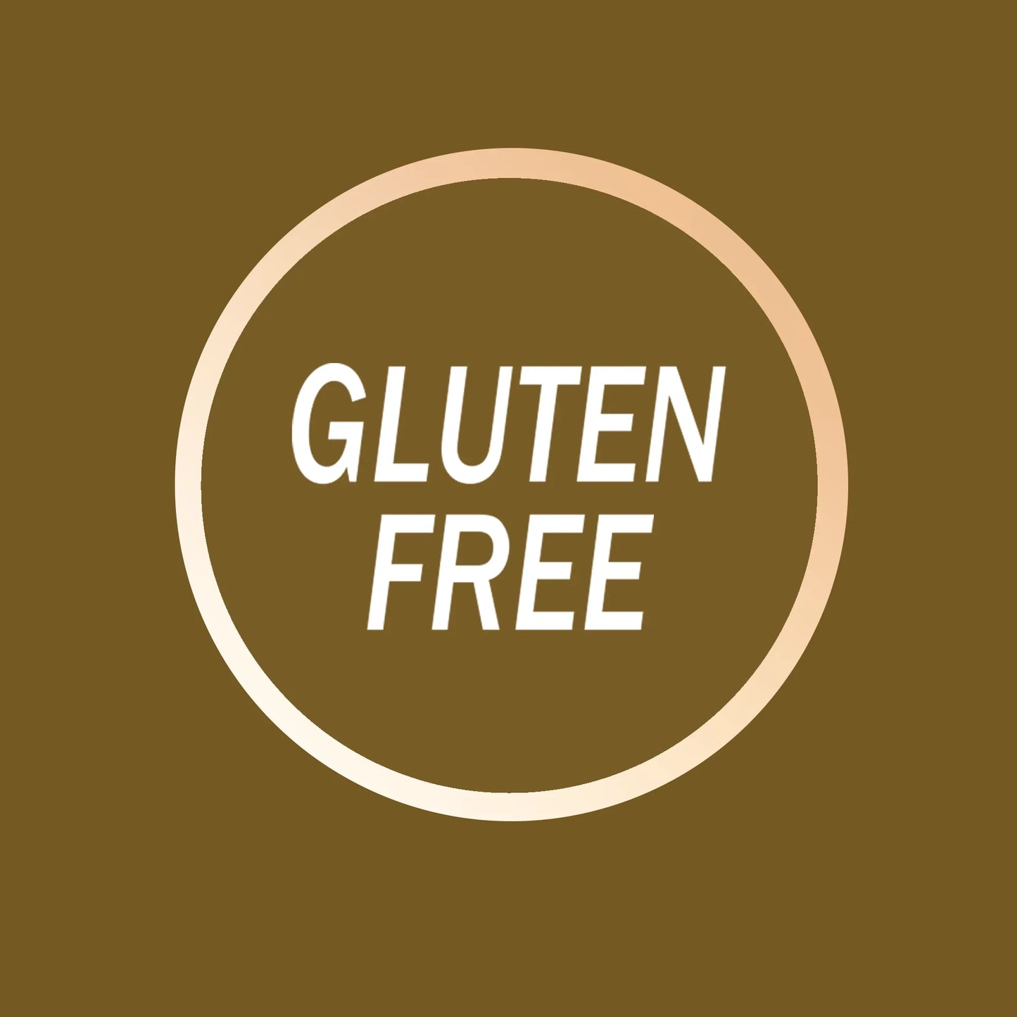A graphic icon with the words gluten free.