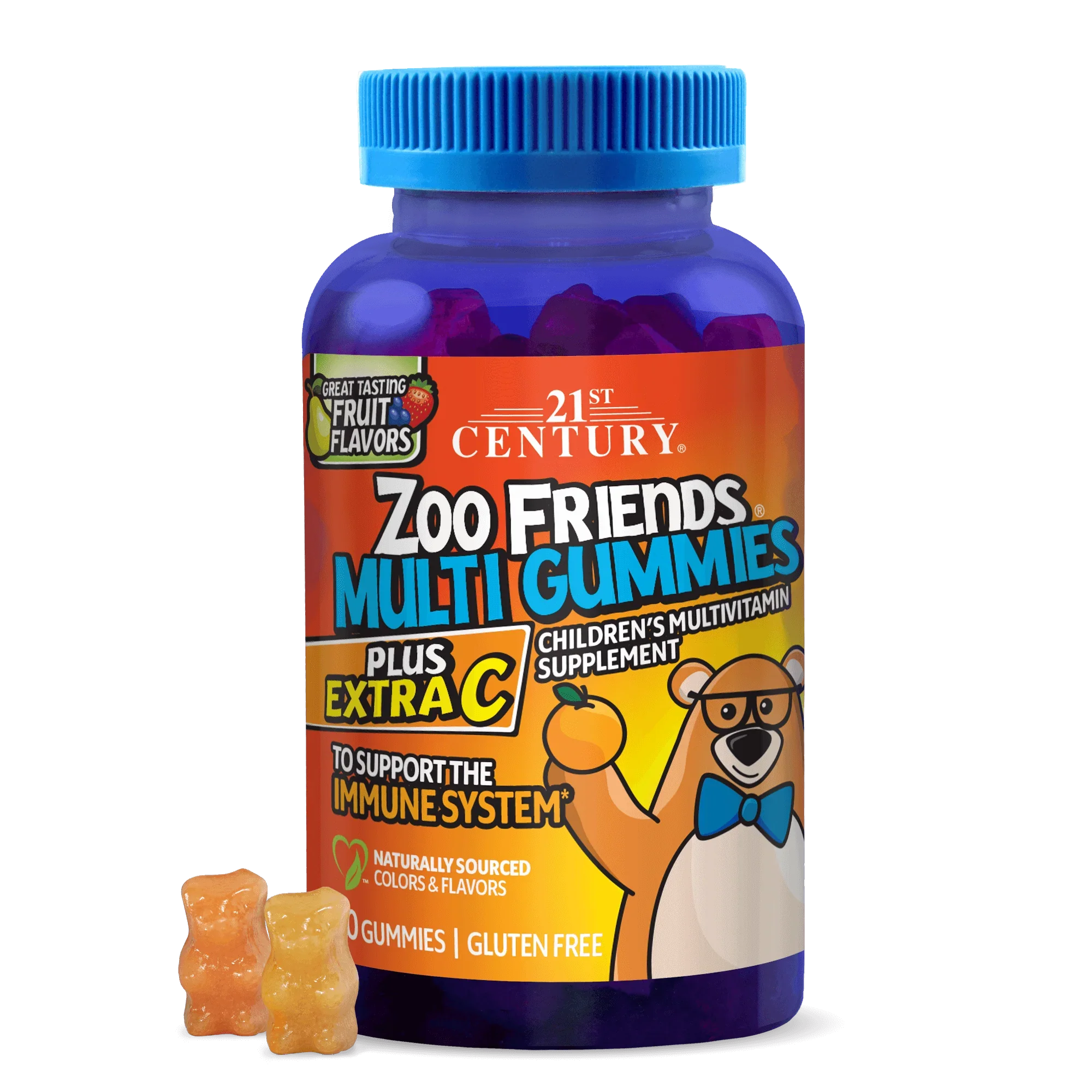 Kids Multivitamin Gummies Plus Extra C | Zoo Friends – 21st