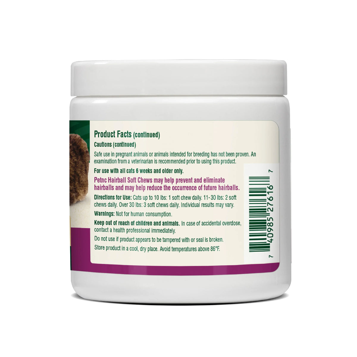 Petnc product facts product image
