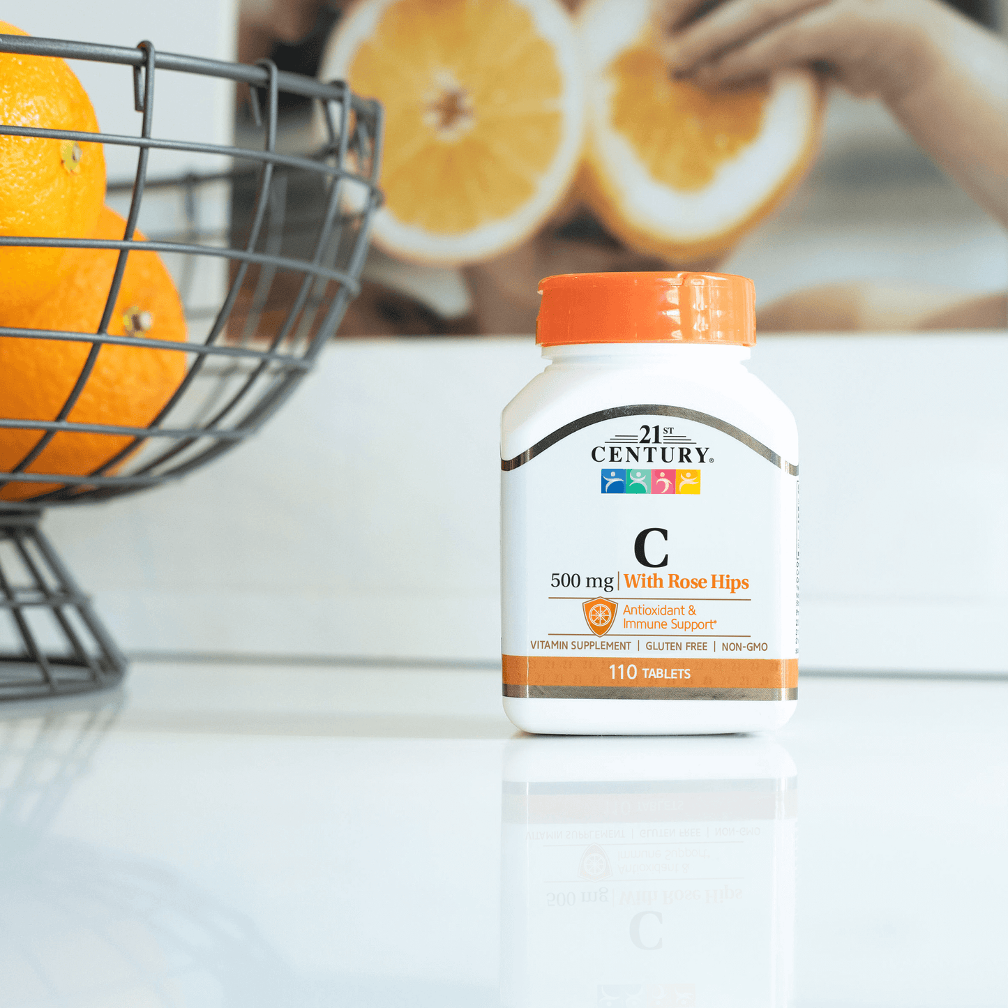 Vitamin C 500 mg with Rose Hips - alternate