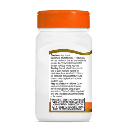 Vitamin C 500 mg with Rose Hips - left