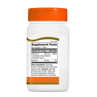 Vitamin C 500mg Orange - right