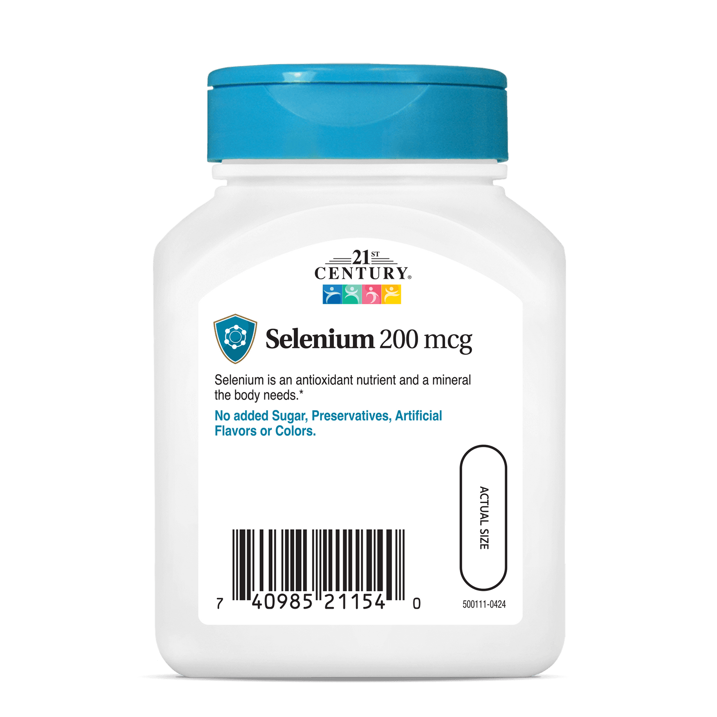 Selenium 200 mcg - back
