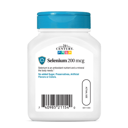 Selenium 200 mcg - back