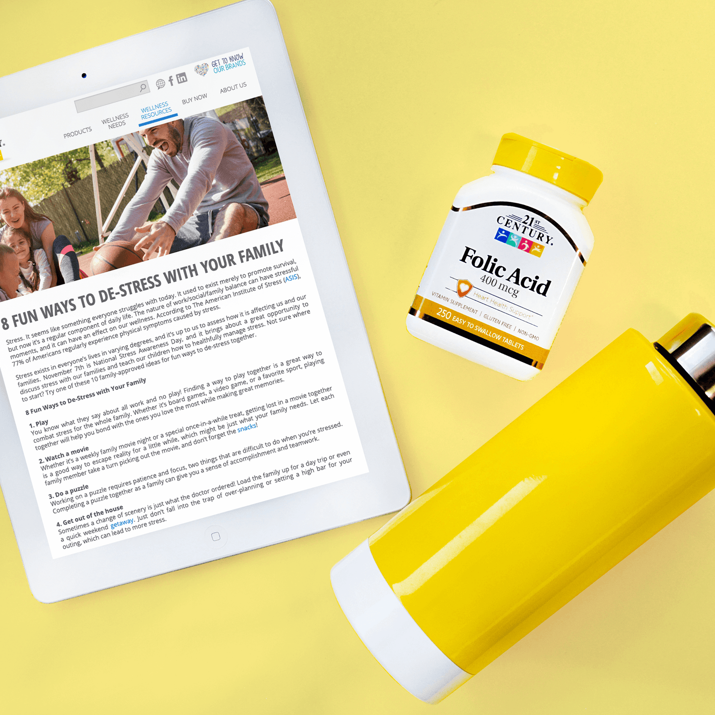 Folic Acid 400 mcg lifestyle