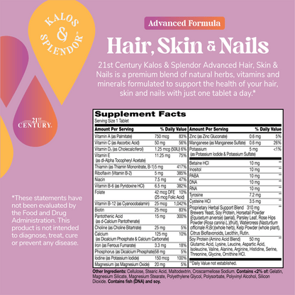 Kalos & Splendor Advanced Hair, Skin & Nails