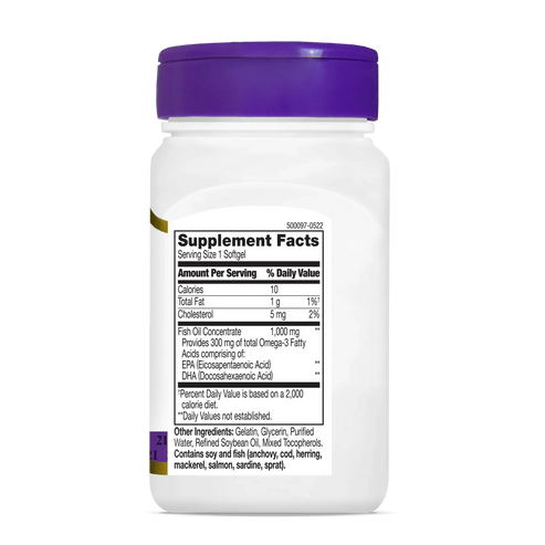 Fish Oil 1000 mg – 21st Century Vitamins