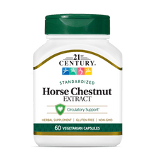 A bottle of 21st Century Horse Chestnut Extract vegetarian capsules.