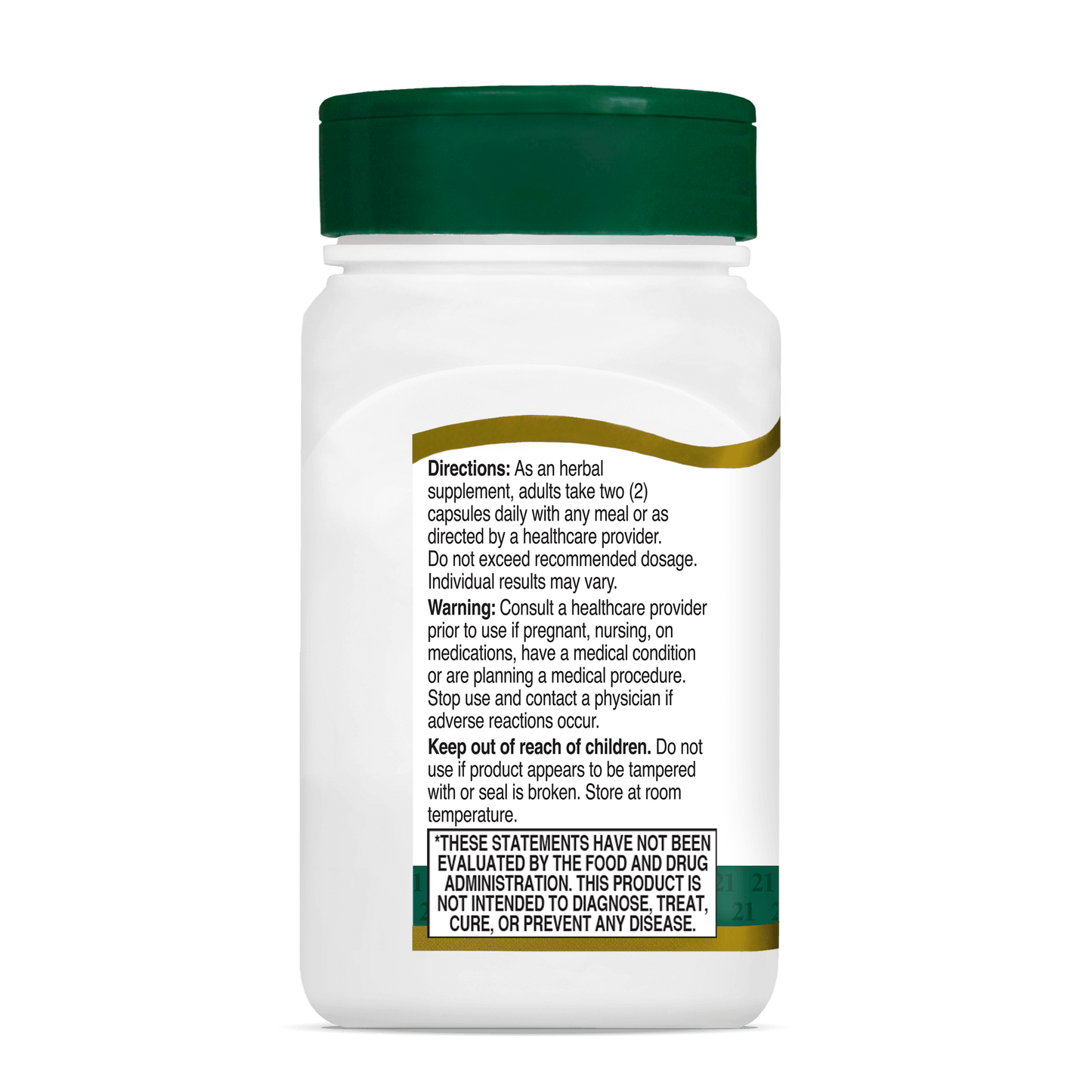 Left side bottle view of 21st Century Horse Chestnut Extract vegetarian capsules.