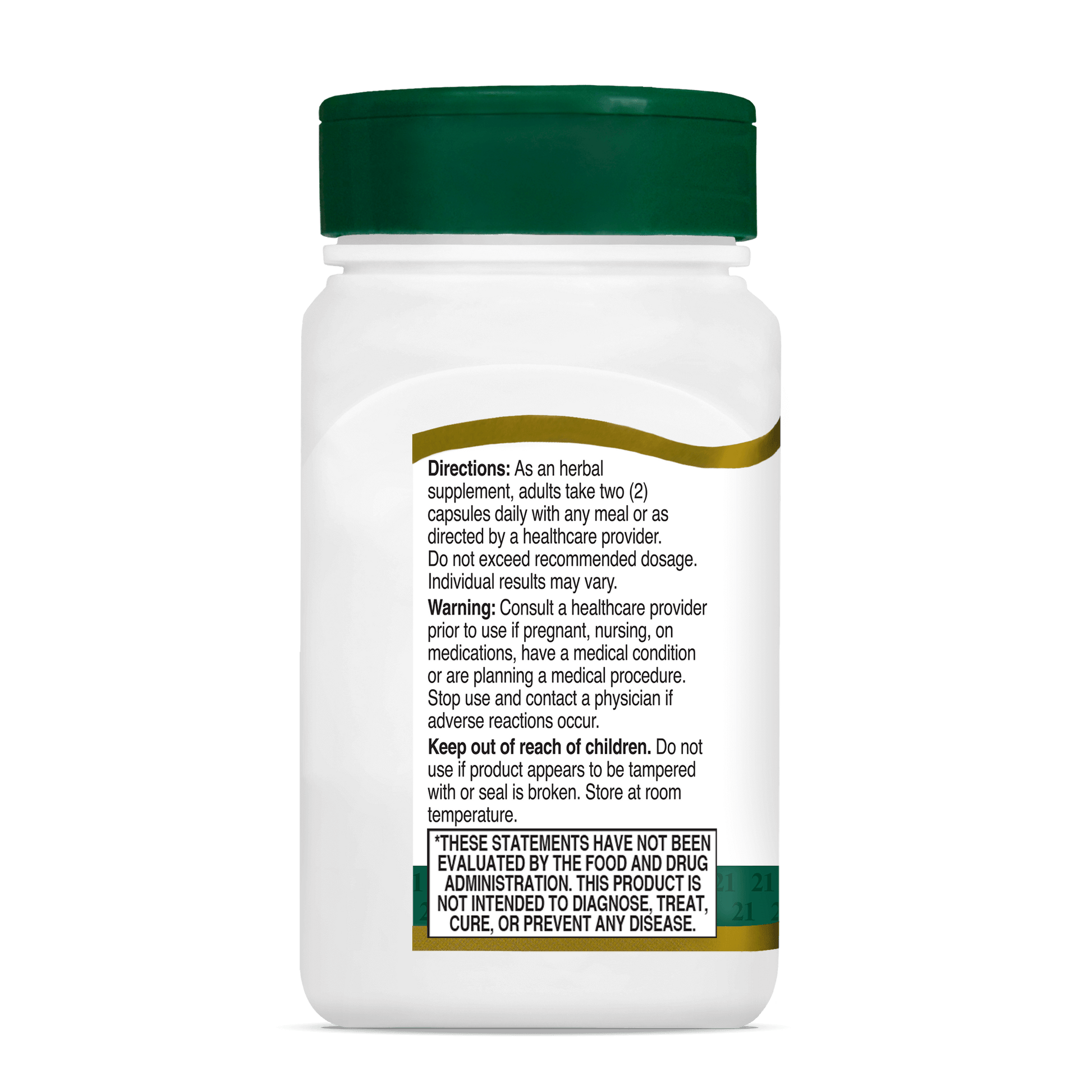 Left side bottle view of 21st Century Horse Chestnut Extract vegetarian capsules.