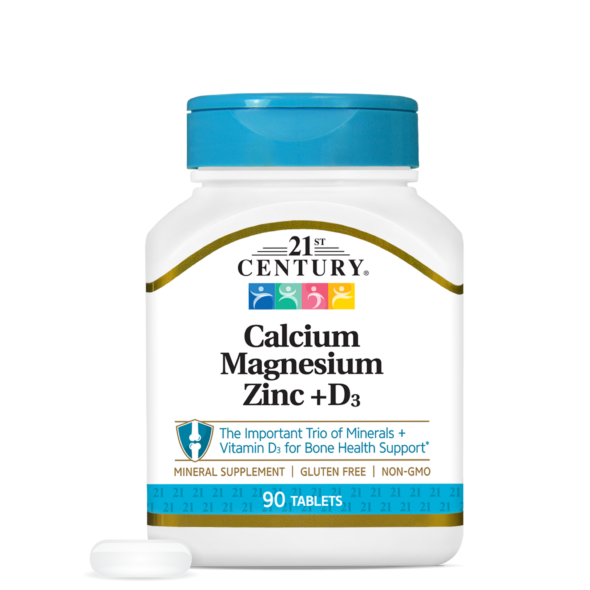 21st Century Cal Mag Zinc plus D per serving mineral supplement product image