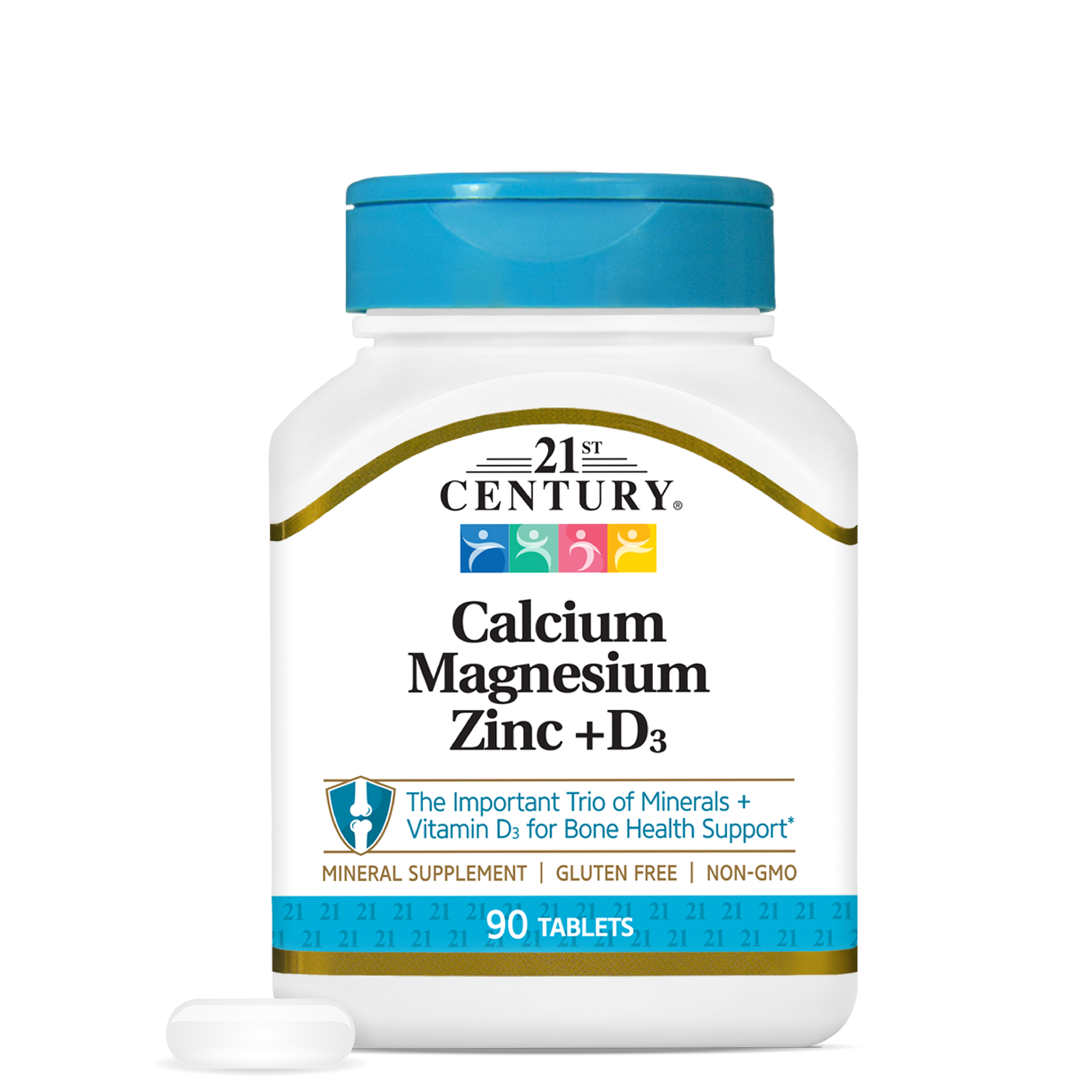 21st Century Cal Mag Zinc plus D per serving mineral supplement product image