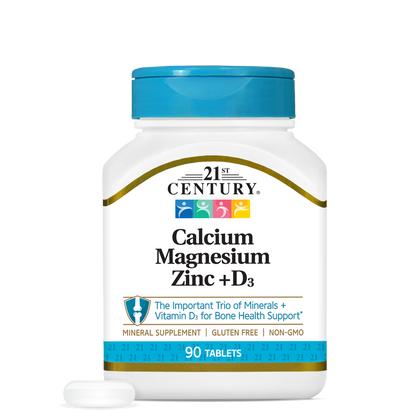 21st Century Cal Mag Zinc plus D per serving mineral supplement product image