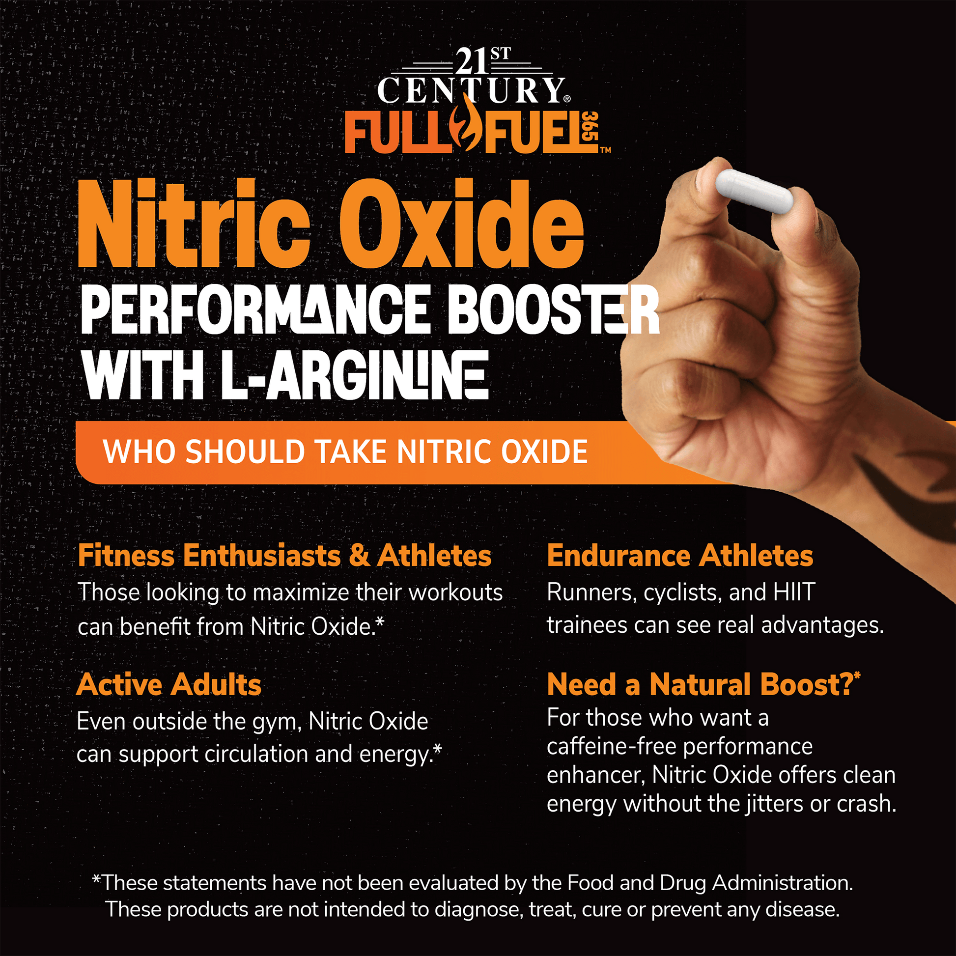 120 Vegetarian Capsules Full Fuel 365 Nitric Oxide Performance Booster 120 Vegetarian Capsules Full Fuel 365 Nitric Oxide Performance Booster