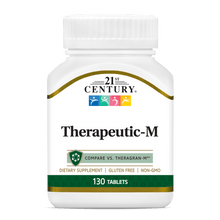 A bottle of 21st Century Therapeutic-M tablets.