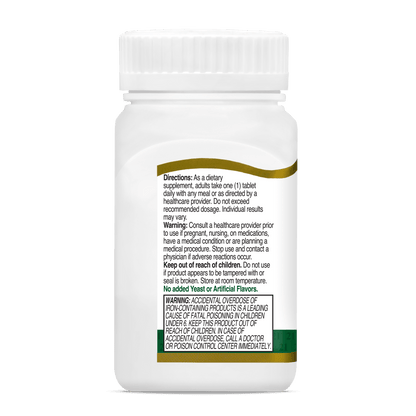 Left side bottle view of 21st Century Therapeutic-M tablets.