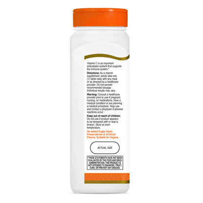 Left side bottle view of 21st Century Vitamin C 1000 mg tablets.