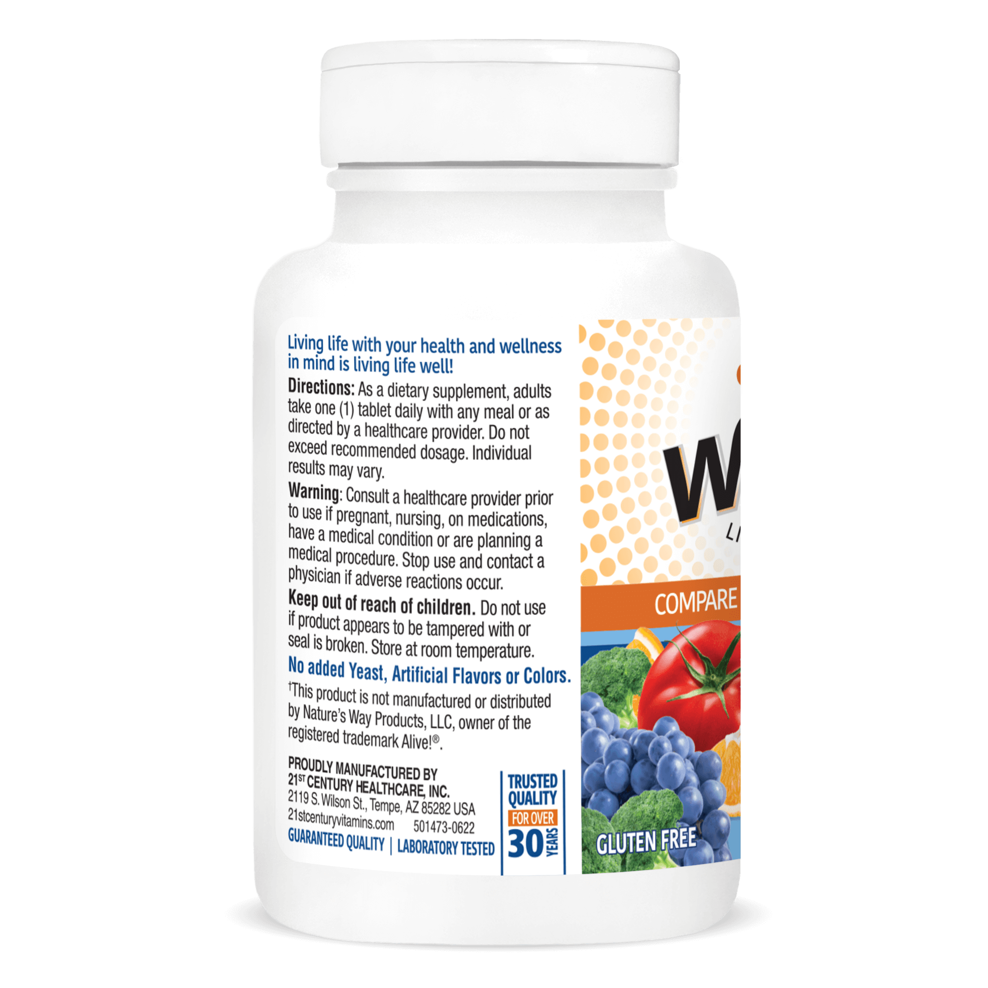 Wellify Men's Energy – 21st Century Vitamins