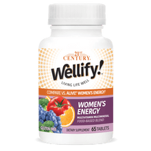 A bottle of 21st Century Wellify Women's Energy tablets.