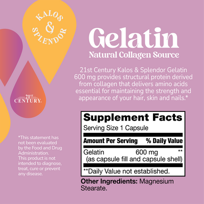 21st Century Kalos & Splendor Gelatin supplement product image