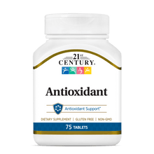 A bottle of 21st Century Antioxidant tablets.