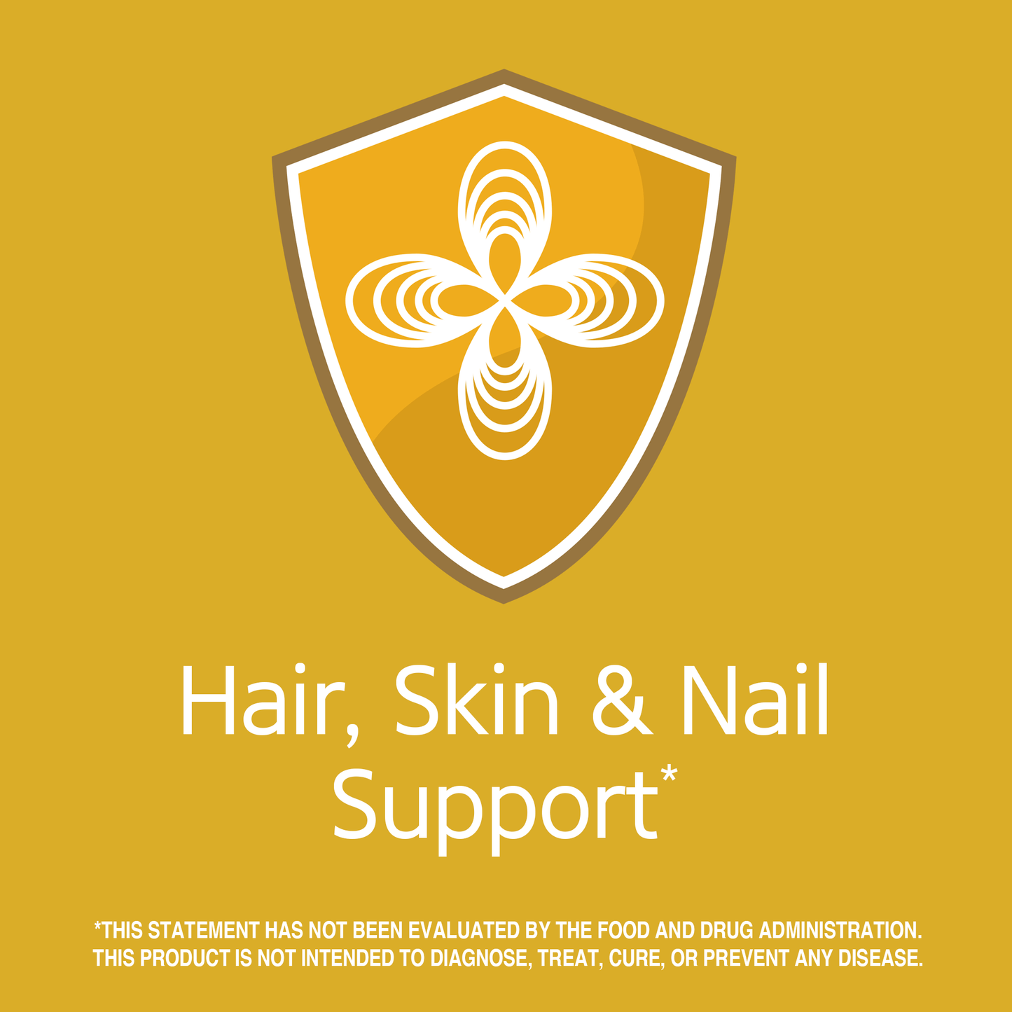21st Century Hair, Skin and Nails Support shield and claim