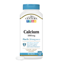 21st Century Calcium supplement bottle on a white background