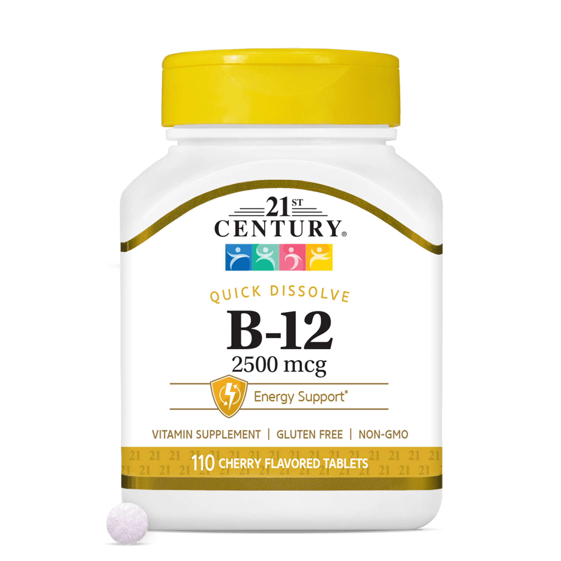 Vitamin B-12 2500 mcg 21st Century Vitamins Vitamin B-12 2500 mcg 21st Century Vitamins