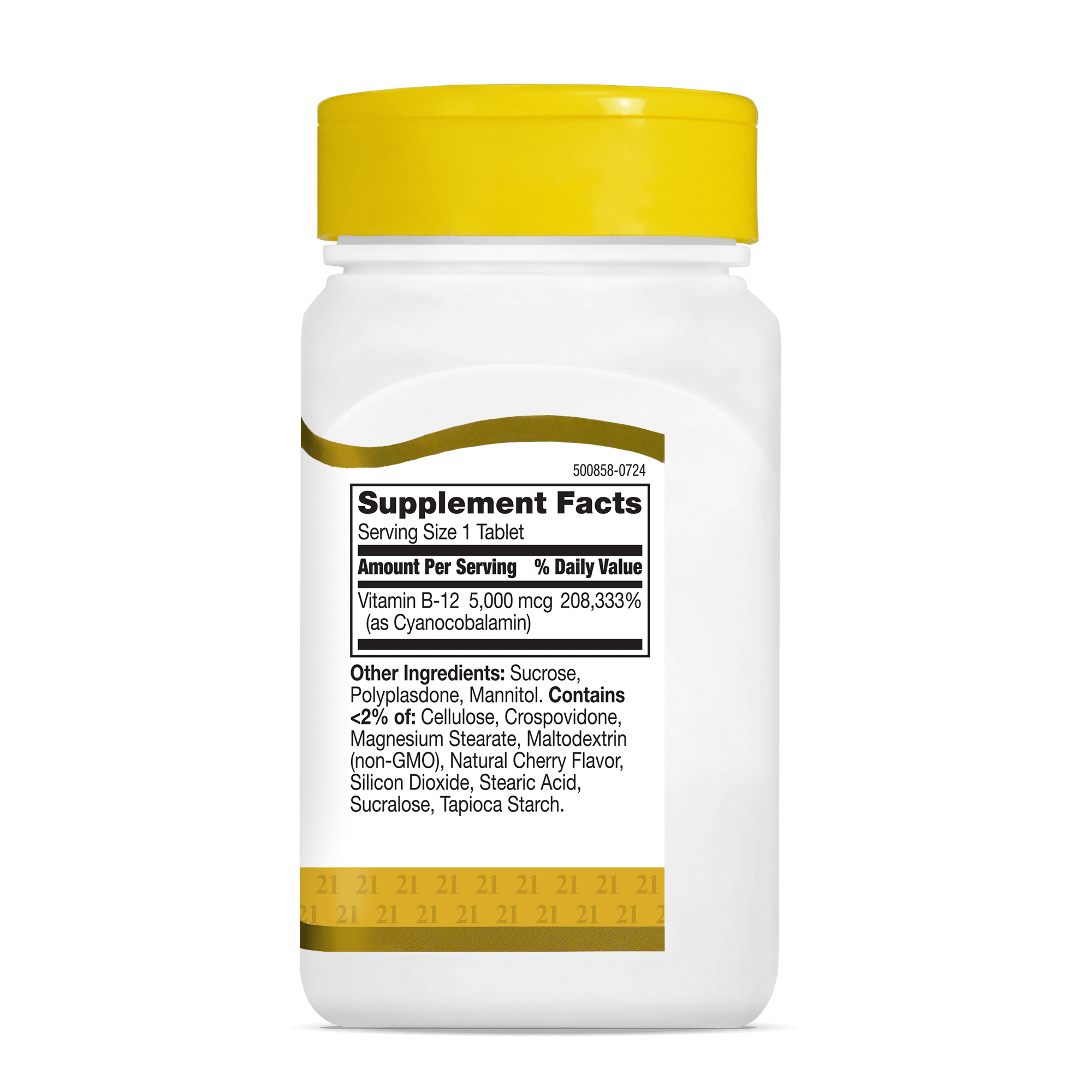 Vitamin B-12 5000 mcg – 21st Century Vitamins