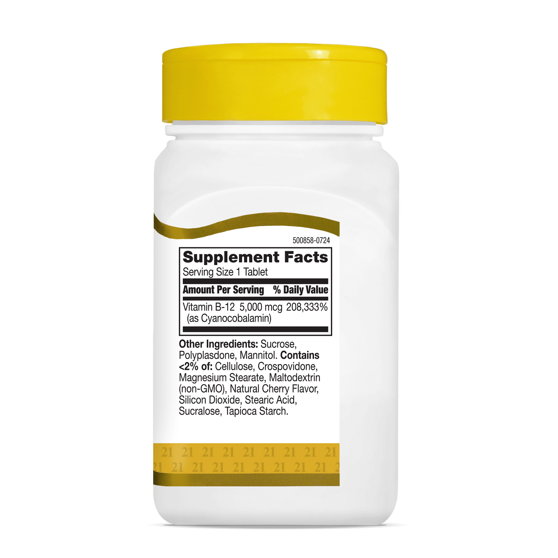 Vitamin B-12 5000 mcg 21st Century Vitamins Vitamin B-12 5000 mcg 21st Century Vitamins