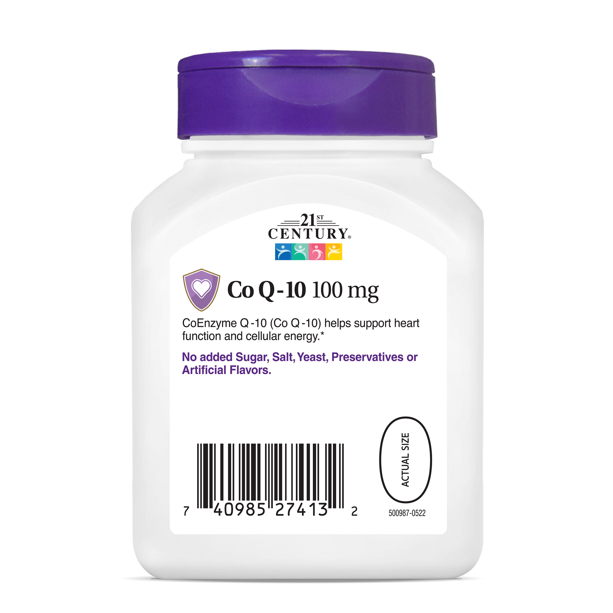 Co Q-10 100 mg Liquid Filled – 21st Century Vitamins