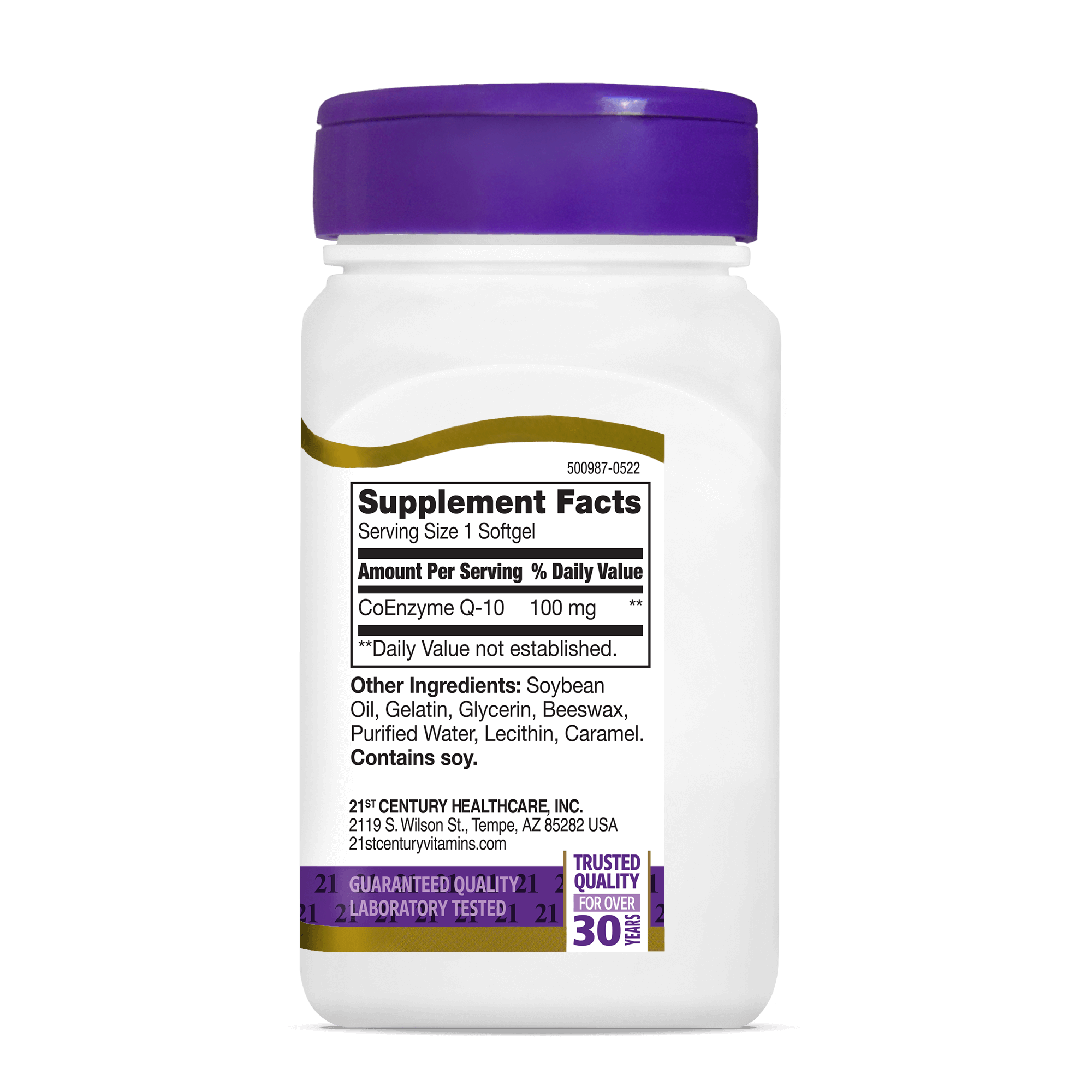 Co Q-10 100 mg Liquid Filled – 21st Century Vitamins