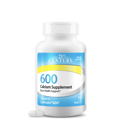 21st Century Calcium Supplement bottle on a white background