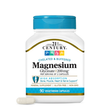 21st Century Magnesium Glycinate 200mg per serving mineral supplement product image