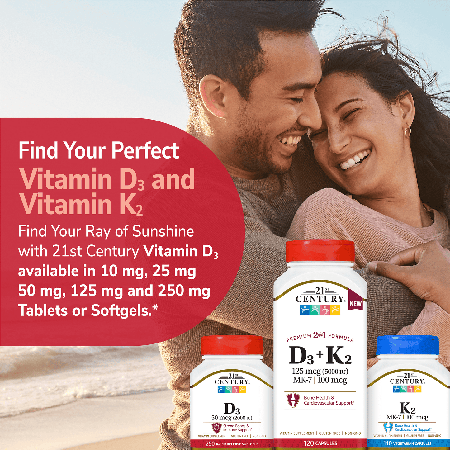 Vitamin D3 125 mcg Plus K2 100 mcg