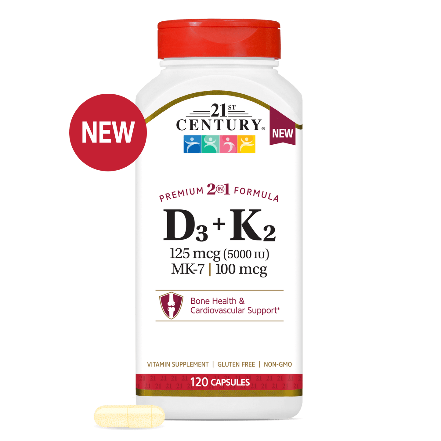 Vitamin D3 125 mcg Plus K2 100 mcg
