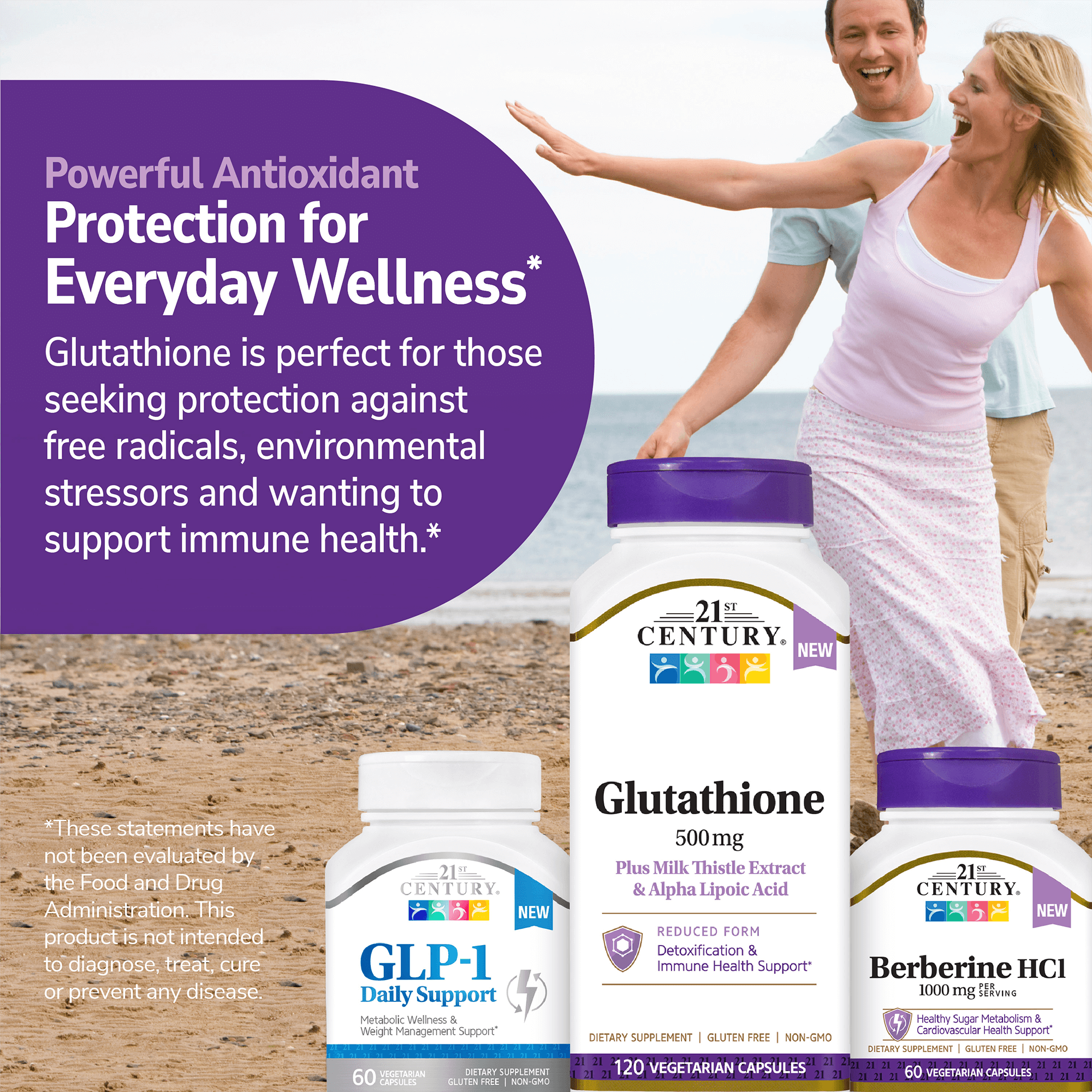 Glutathione 500 mg Plus – 21st Century Vitamins – 21st Century Vitamins