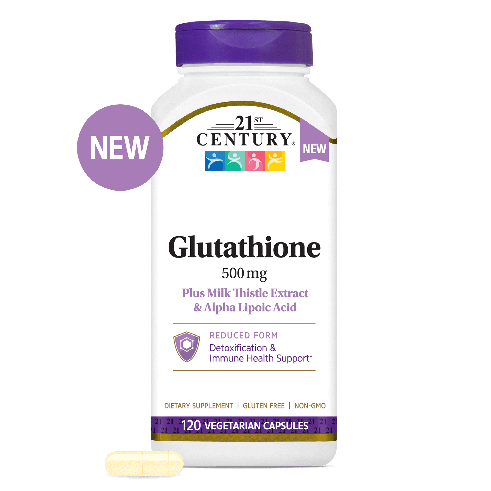 Glutathione 500 mg Plus 21st Century Vitamins 21st Century Vitamins Glutathione 500 mg Plus 21st Century Vitamins 21st Century Vitamins