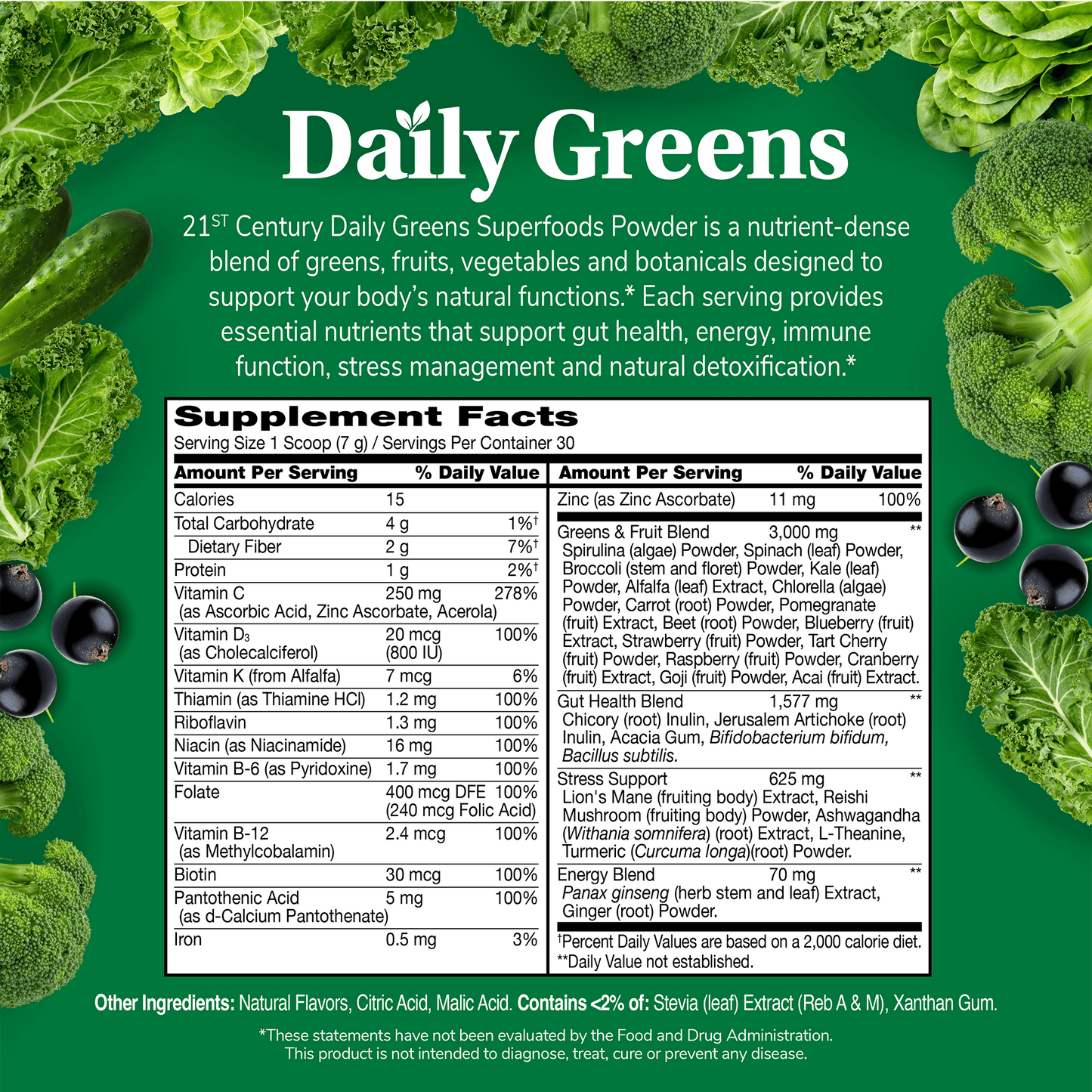 Daily Greens Superfoods Powder