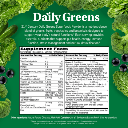 Daily Greens Superfoods Powder