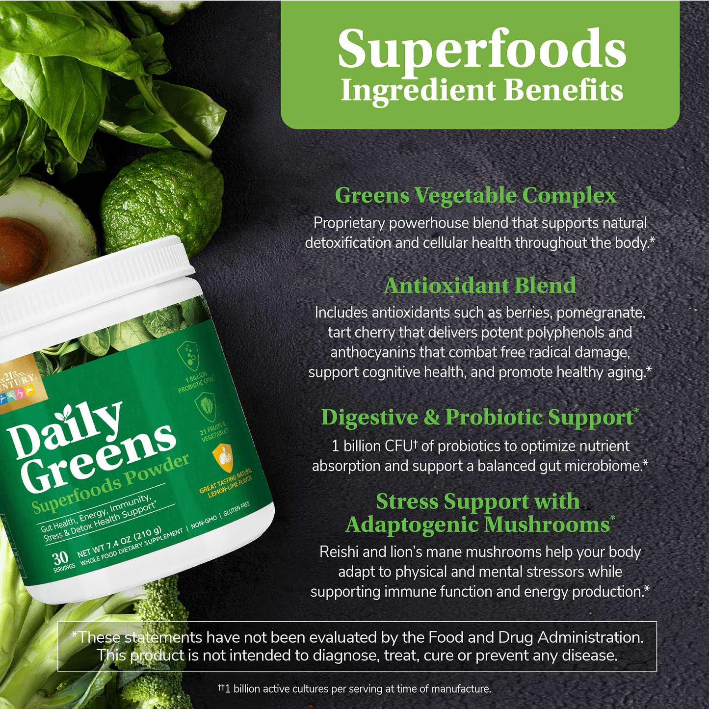 Daily Greens Superfoods Powder