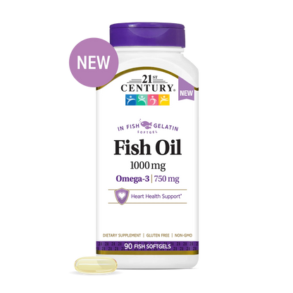 21st Century Fish Oil Gelatin supplement product image
