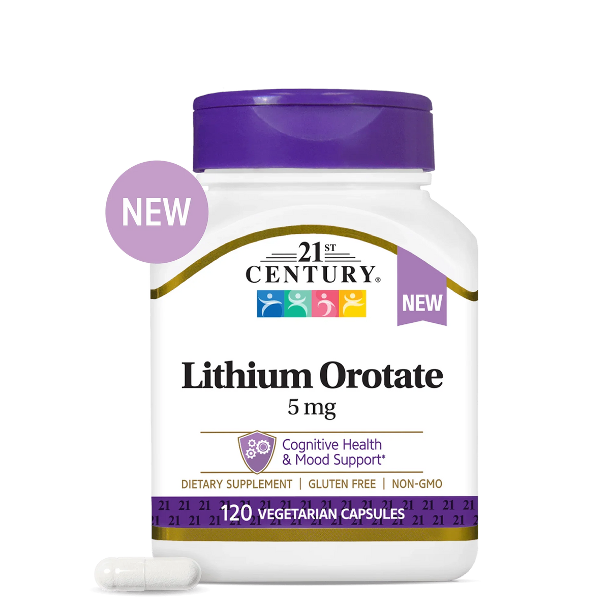 21st Century Lithium Orotate supplement product image