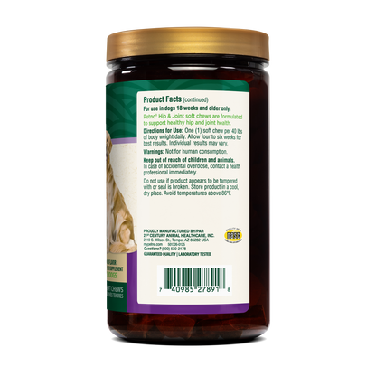 Hip & Joint Mega Soft Chews - Info Panel