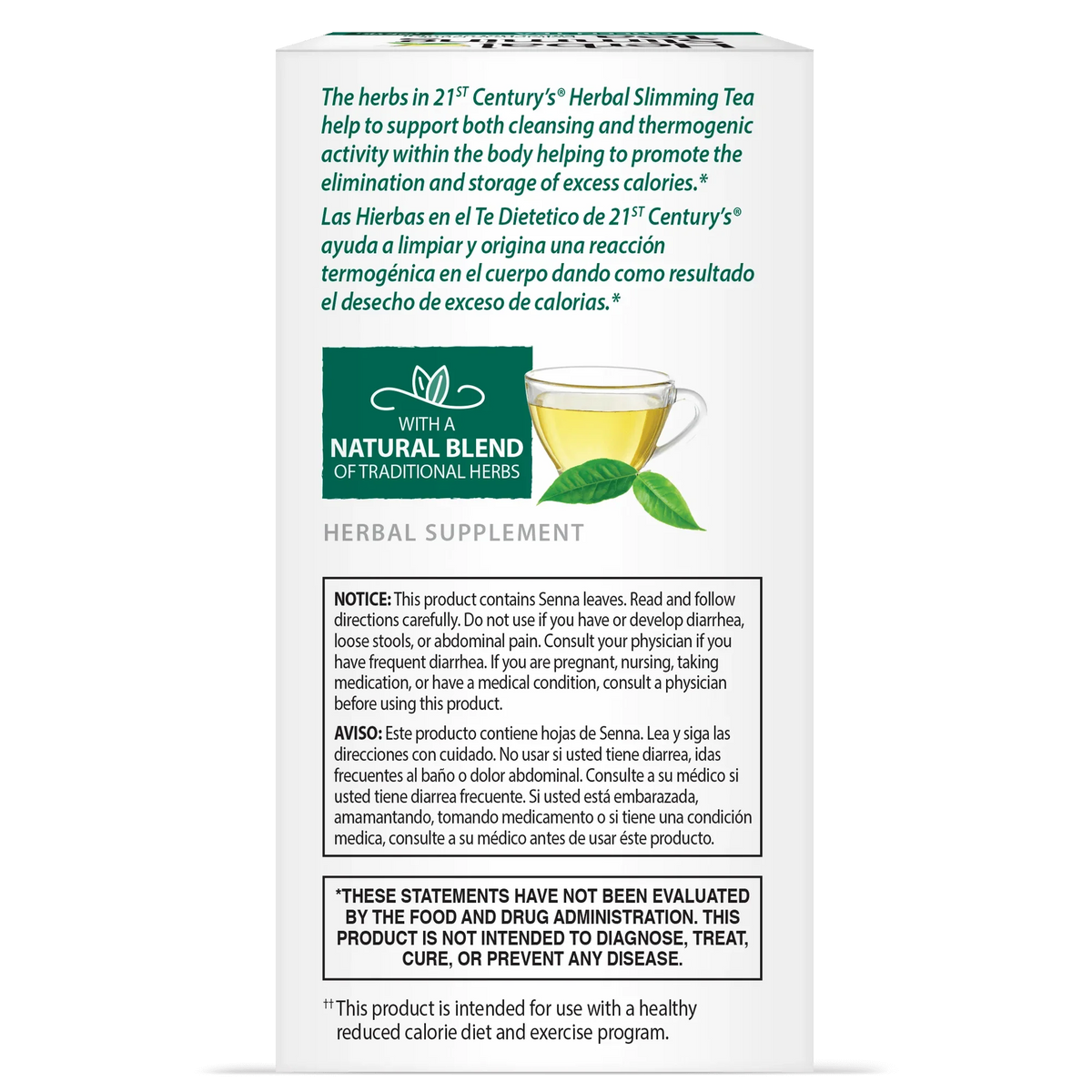 Herbal Slimming Green Tea – 21st Century Vitamins