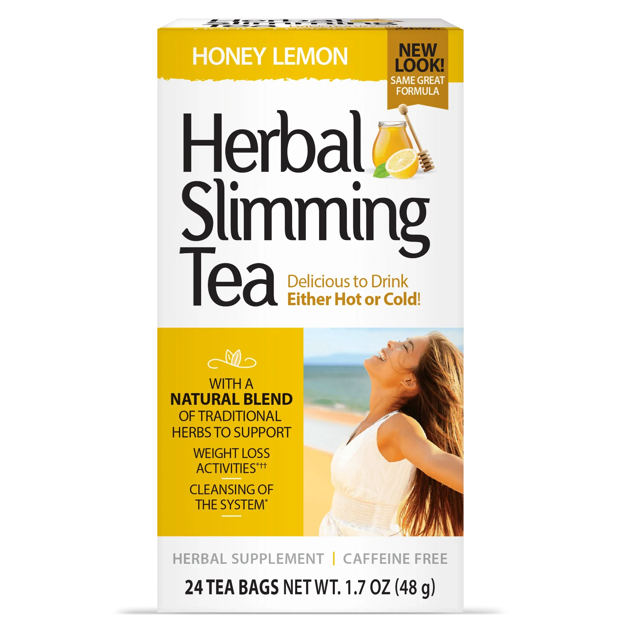 Herbal Slimming Tea Honey Lemon | 21st Century Vitamins – 21st Century ...