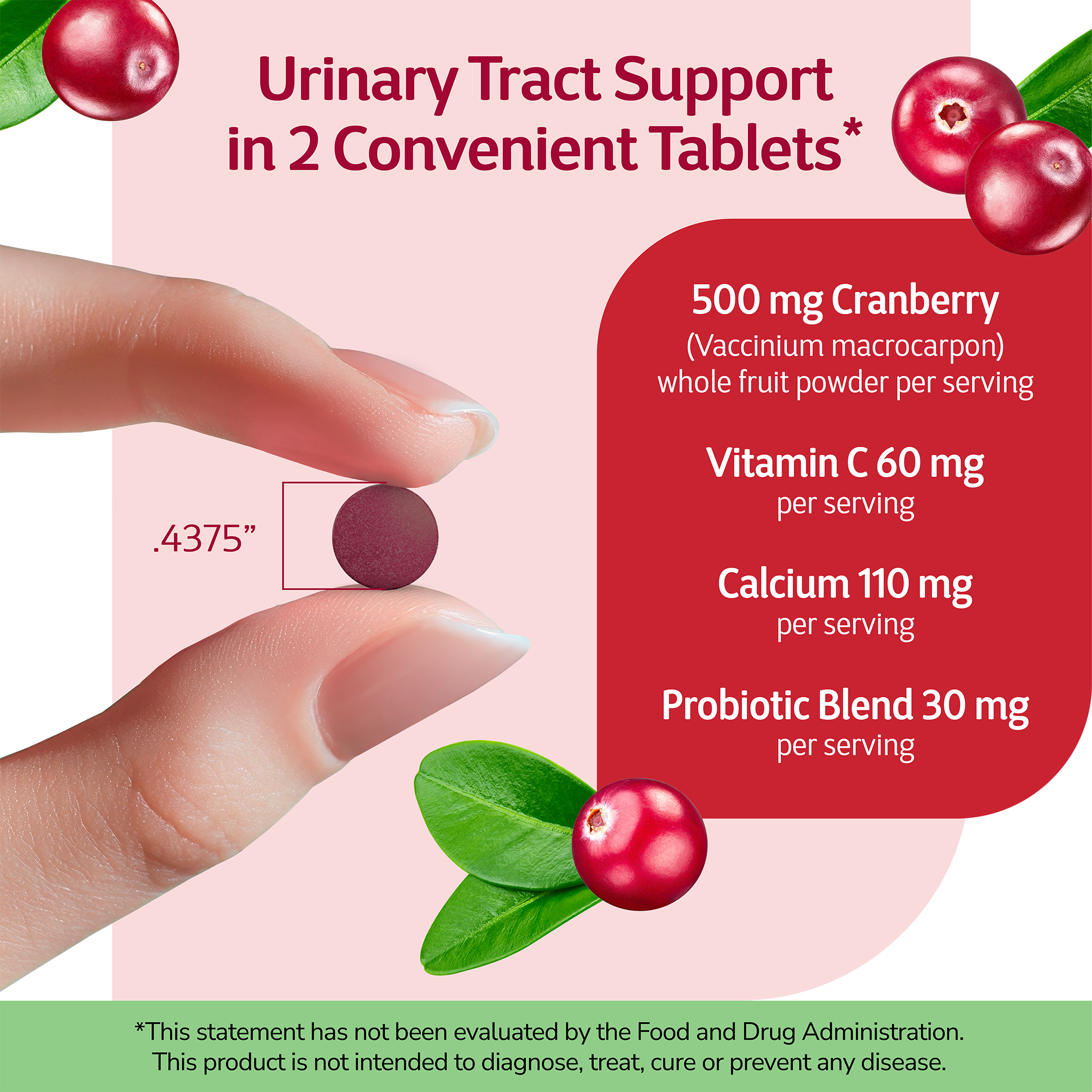 Cranberry Plus Probiotic | 21st Century Vitamins – 21st Century