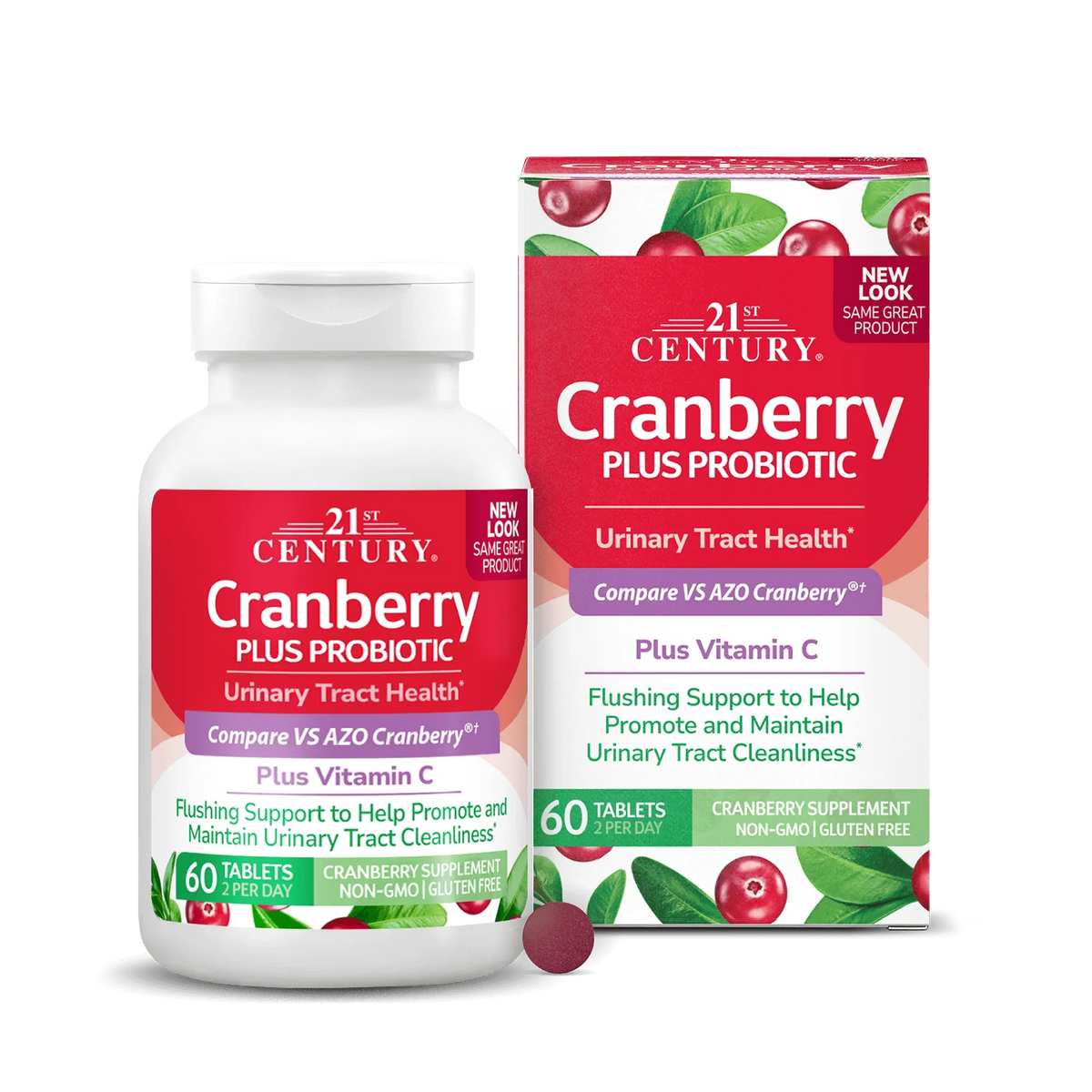 21st Century Cranberry plus Probiotic supplement product image