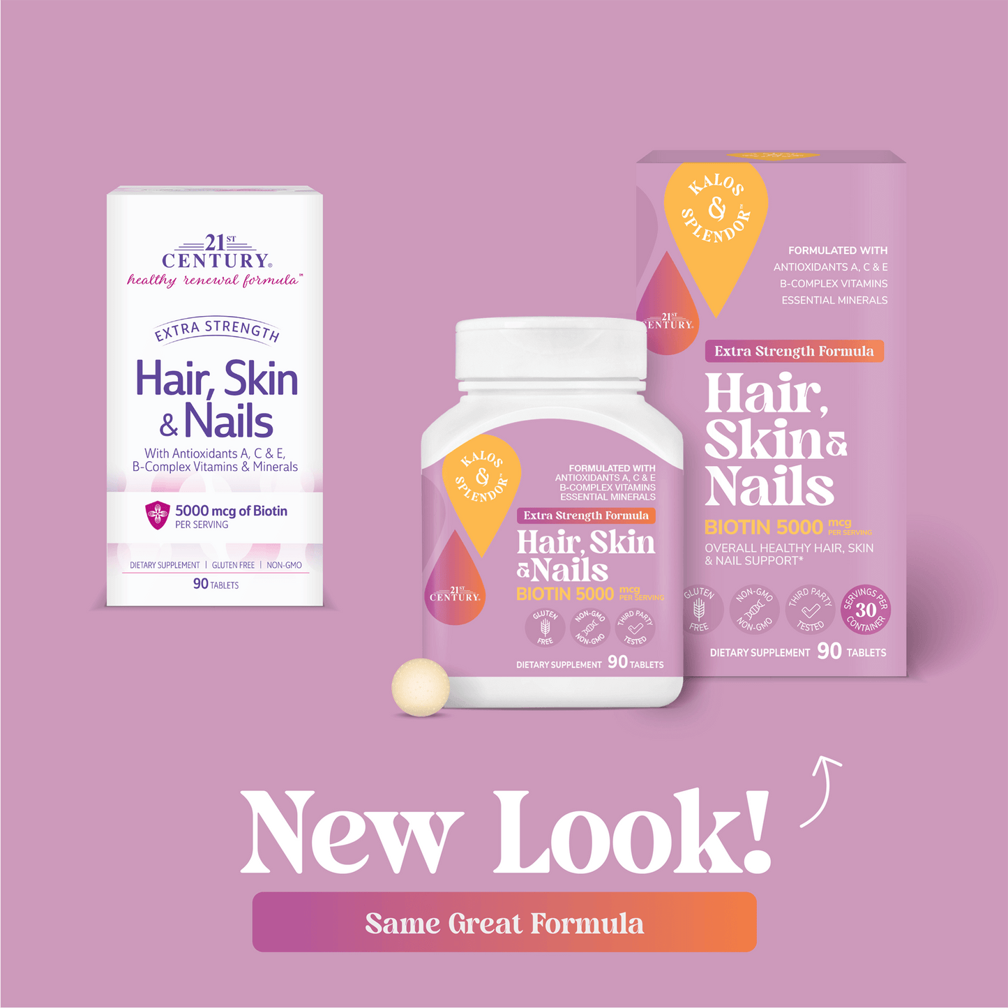 Kalos & Splendor Hair, Skin & Nails Extra Strength