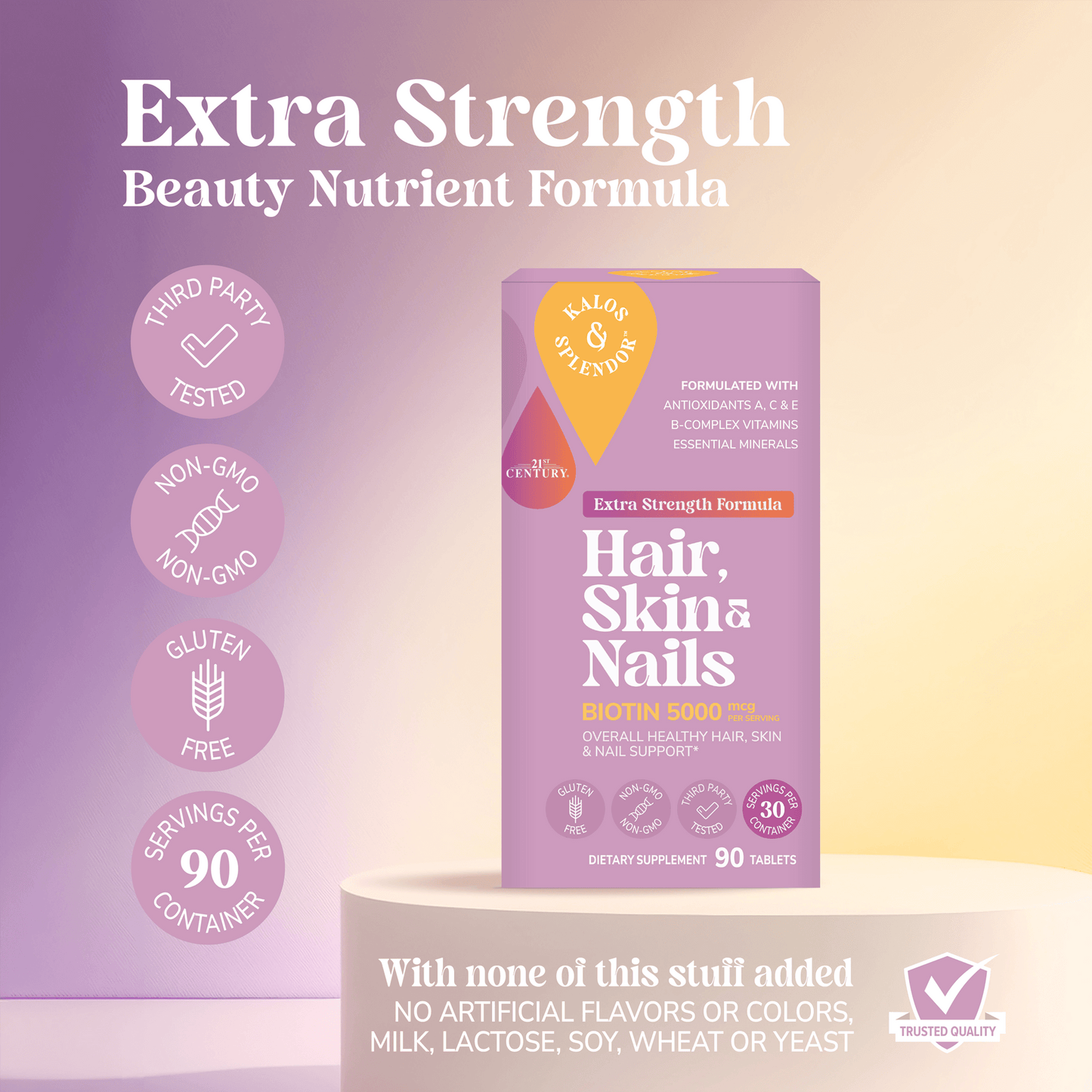 Kalos & Splendor Hair, Skin & Nails Extra Strength